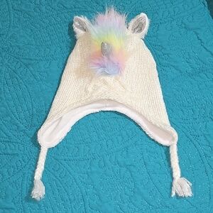 🎁Unicorn Fleece Lined Knit Hat for Kids
